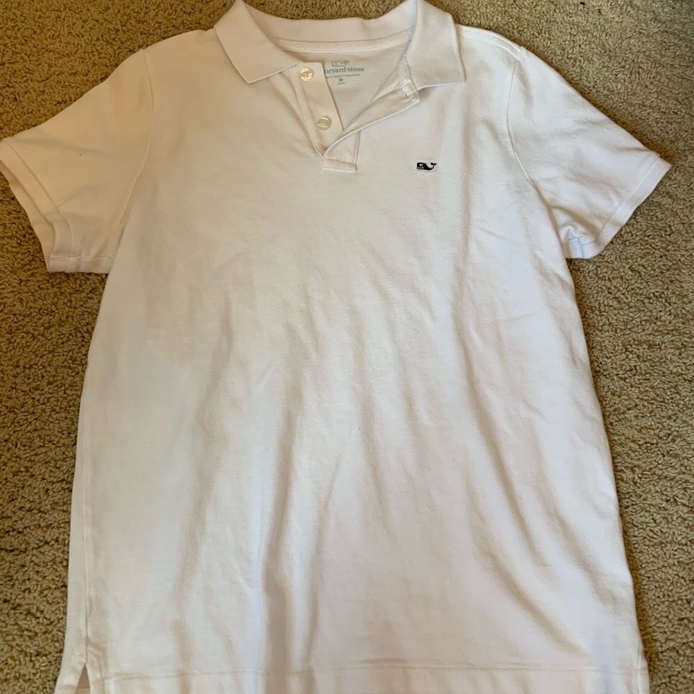 Boys vineyard vines classic pique polo size medium